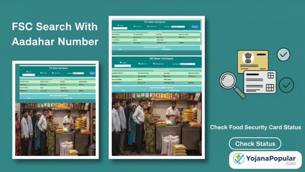 FSC Search With Aadhaar Number